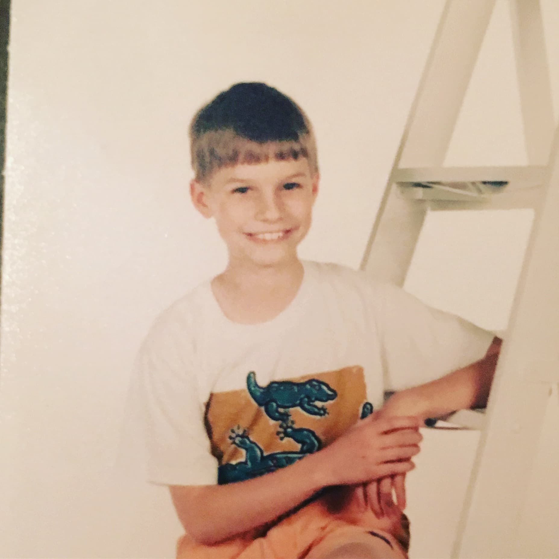 Brennan Moore as a kid